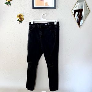 Dirty Washed black jeans